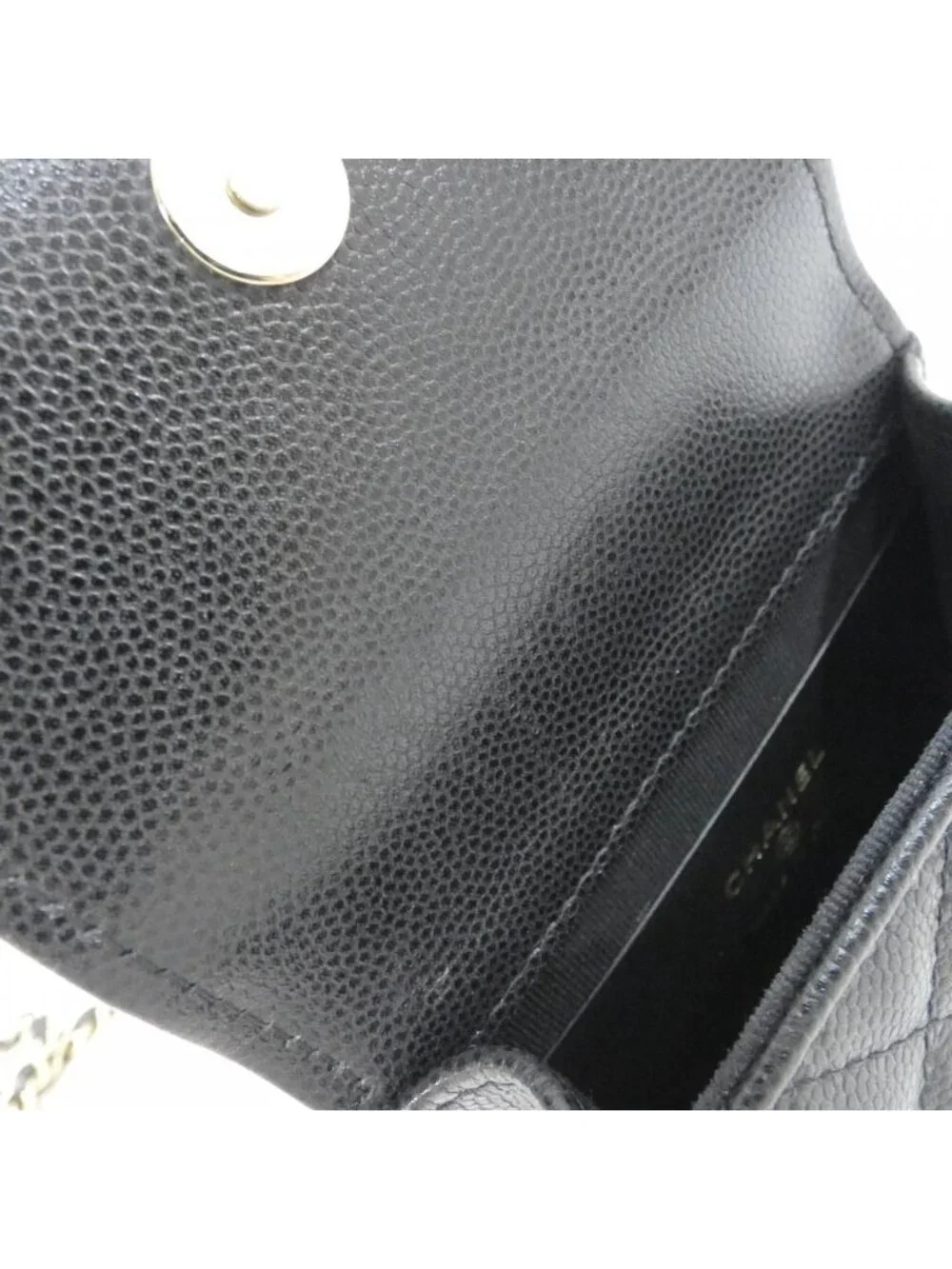 Chanel Chain Clutch Black